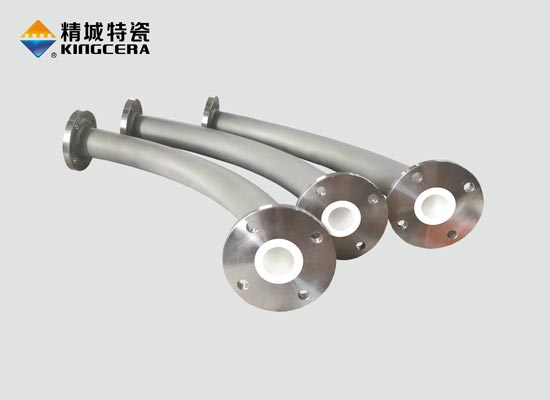 锂电池实力输送陶瓷弯头