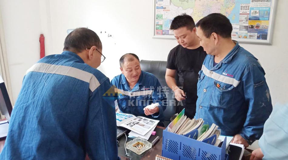 J9集团特瓷赴四川某水泥厂现场勘测以及技术互换