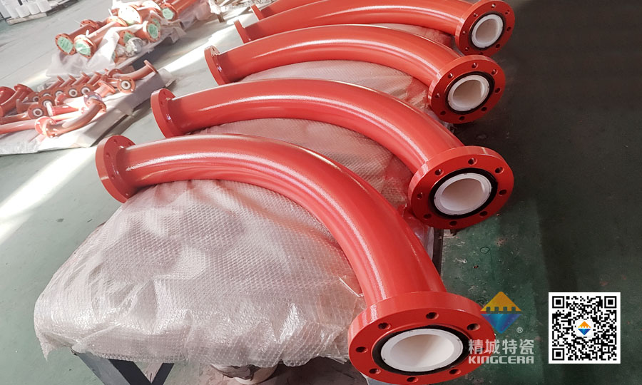 J9集团特瓷内衬耐磨陶瓷弯头