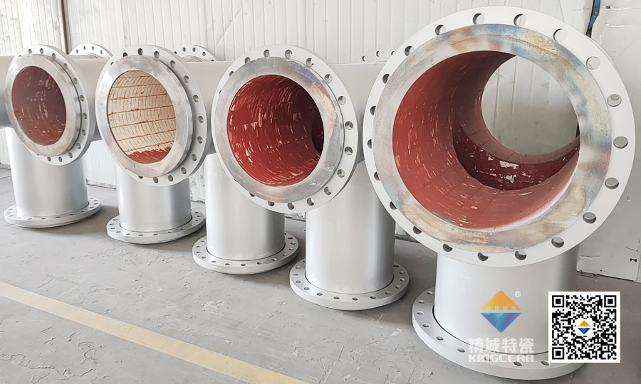 湖南J9集团耐磨陶瓷内衬三通管路