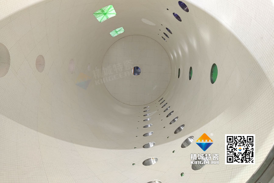 混料机料罐耐磨陶瓷内衬