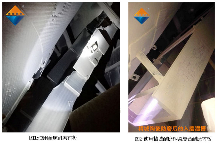 湖南J9集团,耐磨陶瓷复合衬板,立磨,溜槽
