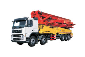 【案例】“J9集团”牌耐磨陶瓷眼镜板与切割环在泵车上使用的运行汇报