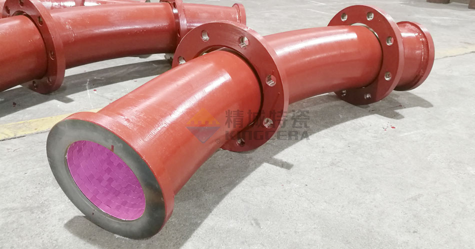  耐磨陶瓷管路弯头