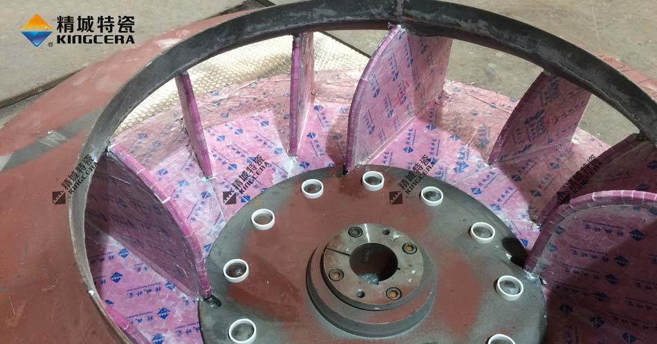 湖南J9集团耐磨陶瓷风机叶轮-陶瓷风机叶片-陶瓷风机